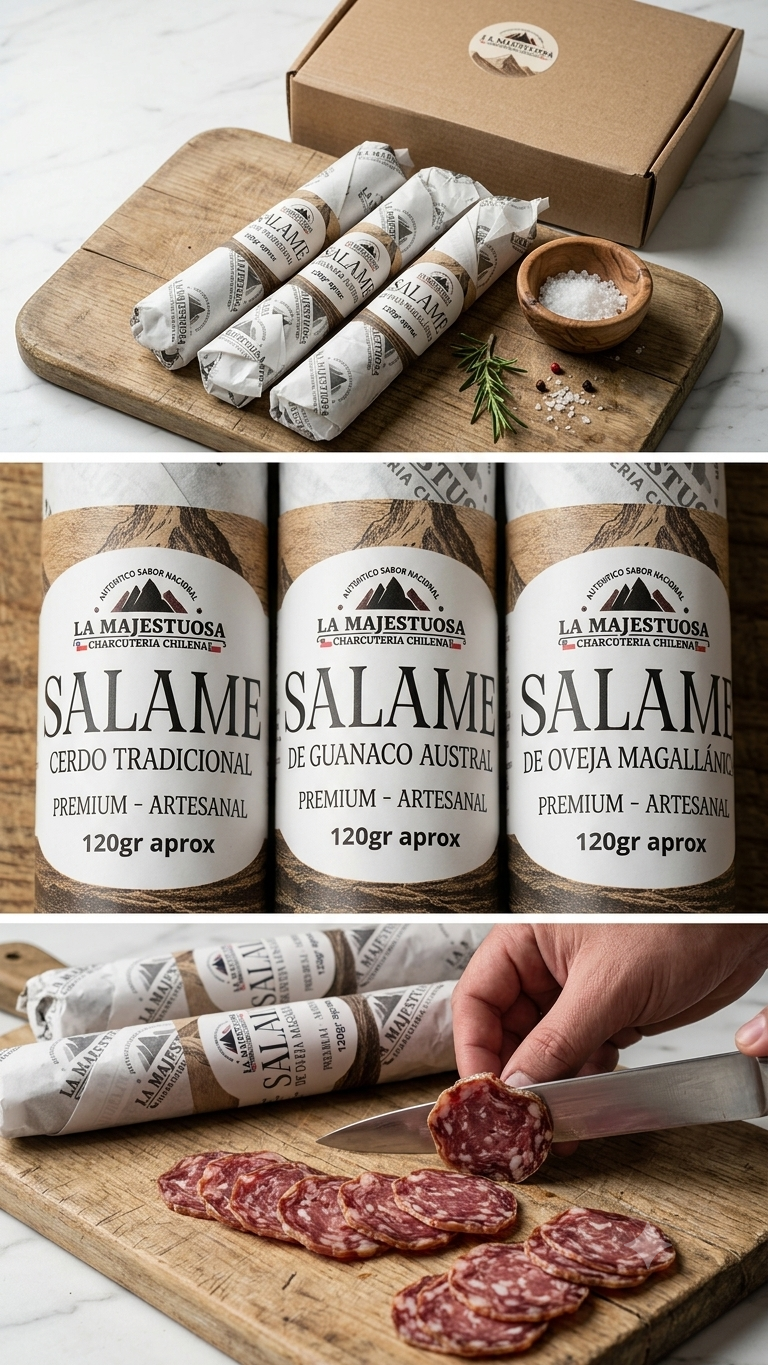 Pack salame surtido Guanaco Oveja cerdo!