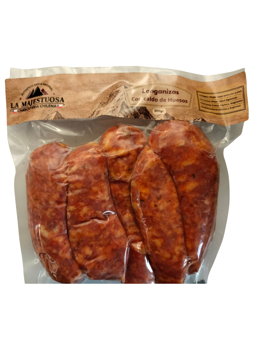 Longanizas con Caldo de Huesos 500gr