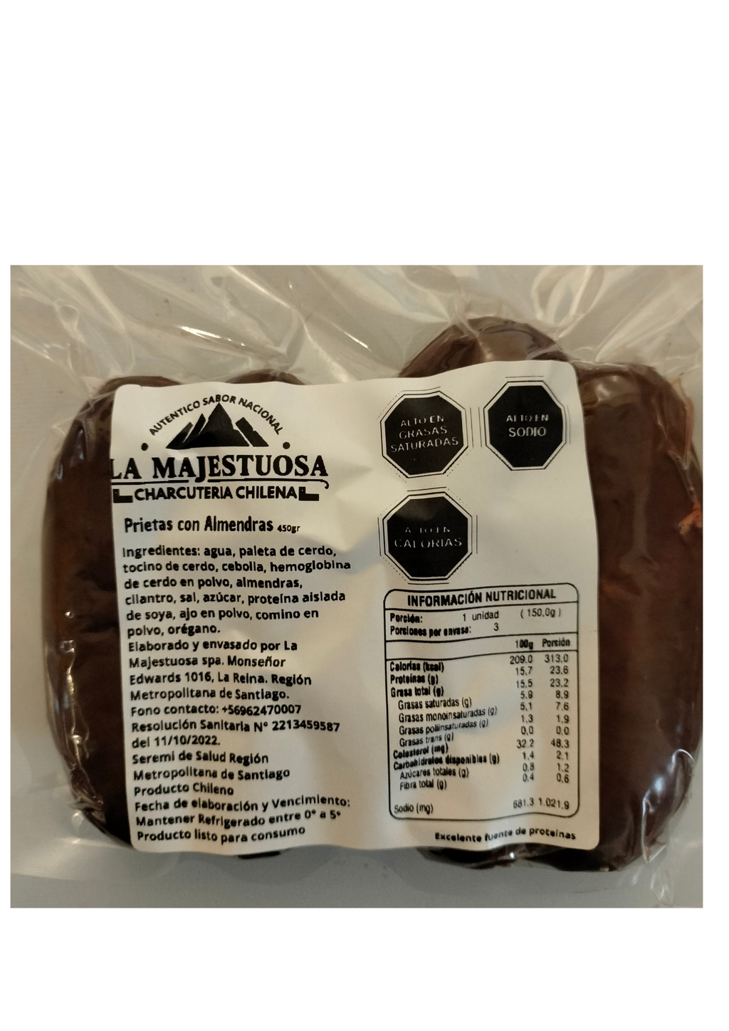 Prietas con Almendras