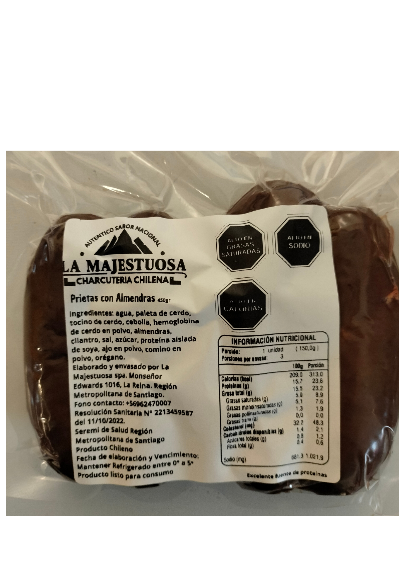 Prietas con Almendras