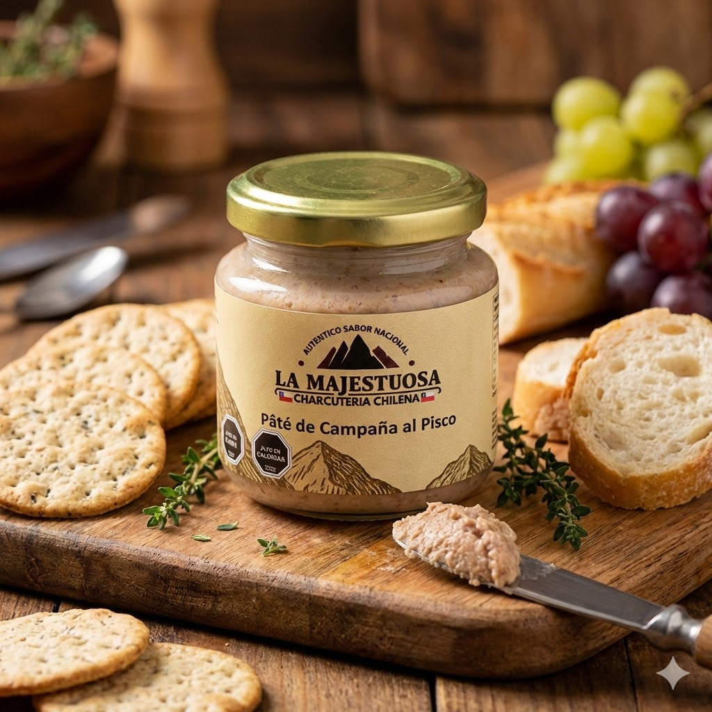 Pate de campaña al pisco